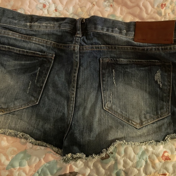 Allsaints Lowe cut off shorts - Picture 3 of 3